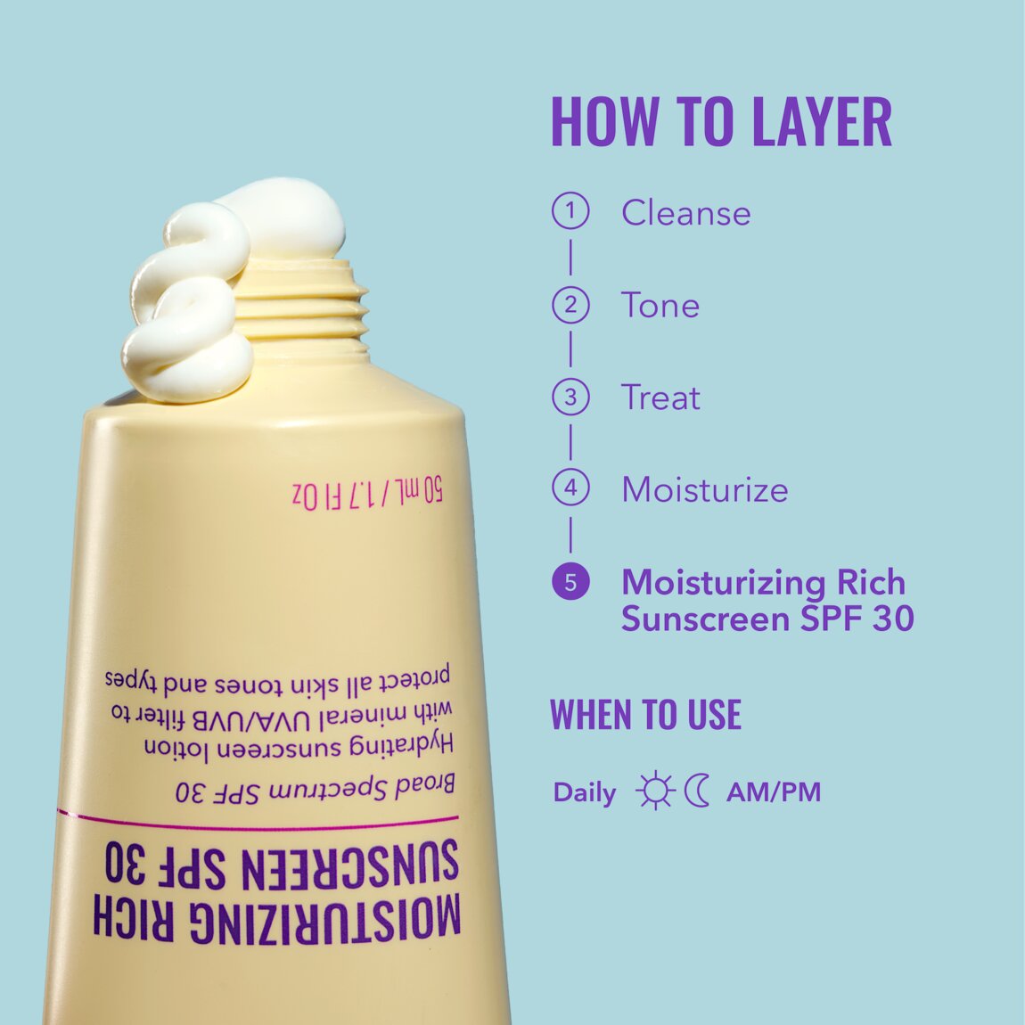 Good Molecules Moisturizing Rich Sunscreen SPF 30 50ml - View 5