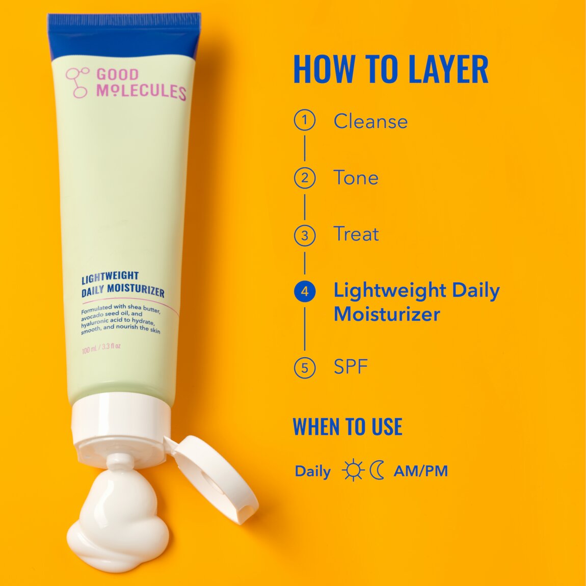 Good Molecules Lightweight Daily Moisturizer 100ml - View 6